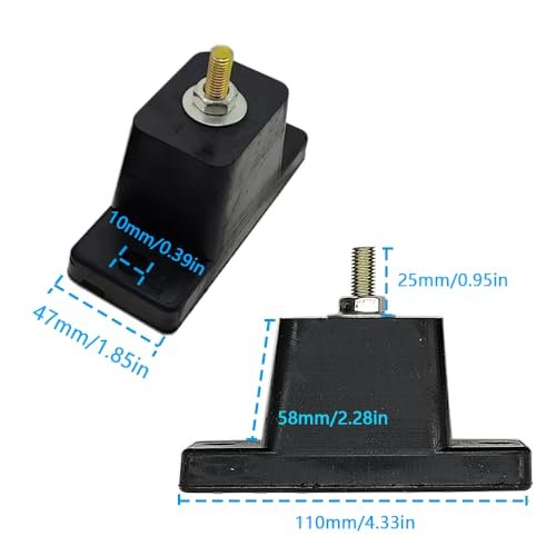 WEALINKII 4-Pack Mini Split AC Shock Absorber Pads with Mounting Base - Image 4