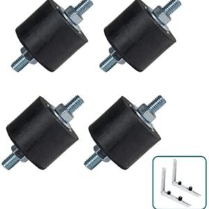 Here's an improved title:
AC Condenser Vibration Mount Bracket M8 Anti-Shock Pads Mini Split Units