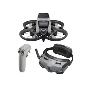 DJI Avata Explorer Combo, FPV Drone with Camera 4K, Super-Wide 155° FOV, Includes New RC Motion 2 and Goggles Integra Black, FAA Remote ID Compliant