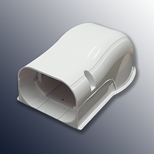 Paintable Mini Split Line Set Cover Kit - 4" x 14 ft. HVAC Concealer with Wall Cap - Image 6