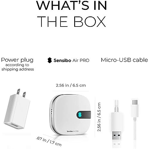 Sensibo Air Pro Smart AC Controller & Air Quality Monitor - Alexa & Siri - Image 2