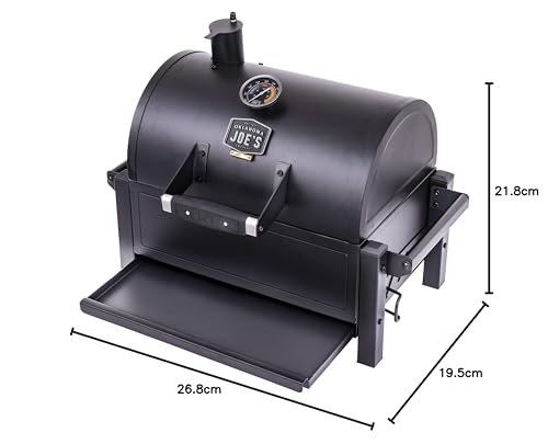 Portable Charcoal Grill | Oklahoma Joe's Rambler Tabletop BBQ Smoker - Image 11