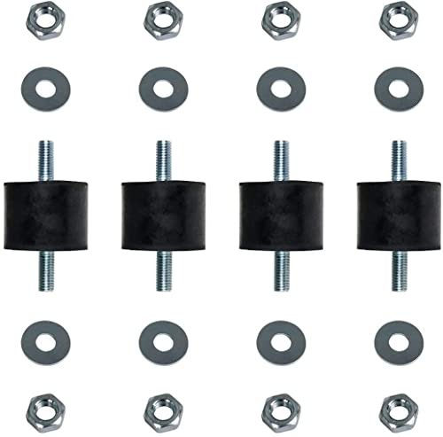 Here's an improved title:
AC Condenser Vibration Mount Bracket M8 Anti-Shock Pads Mini Split Units - Image 5