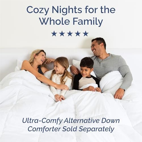 Split King Cooling Sheets - 5-Piece Luxury Set, Deep Pockets, French Grey - Image 8