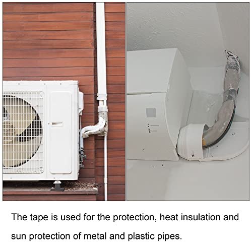 MECCANIXITY Waterproof Pipe Wrap Tapes, 6cmx13m, HVAC Protector, 2-Pack - Image 5