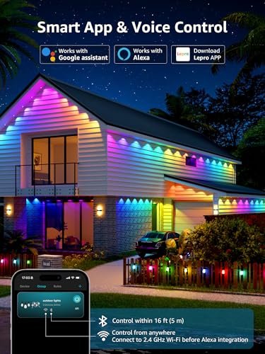 Smart RGB Christmas Lights AI Sync 100ft APP Control Alexa Google WiFi - Image 7