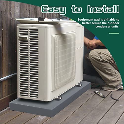 Mini Split AC Pad - Durable Ground Support Base for Outdoor Condenser Units - Image 4