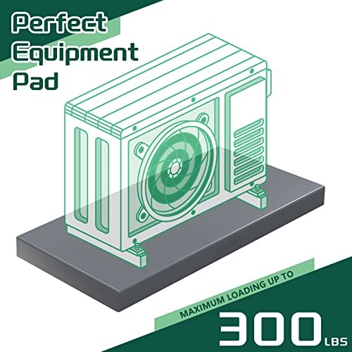 Mini Split AC Pad - Durable Ground Support Base for Outdoor Condenser Units - Image 3