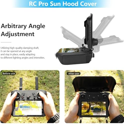 DJI Mavic 3 RC Pro Controller Sunhood Kit - Lanyard, Screen Protector, Accessories - Image 3