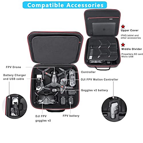 DJI FPV/Avata Pro Hard Case | Protective Travel Gear | Full Accessory Storage - Image 2