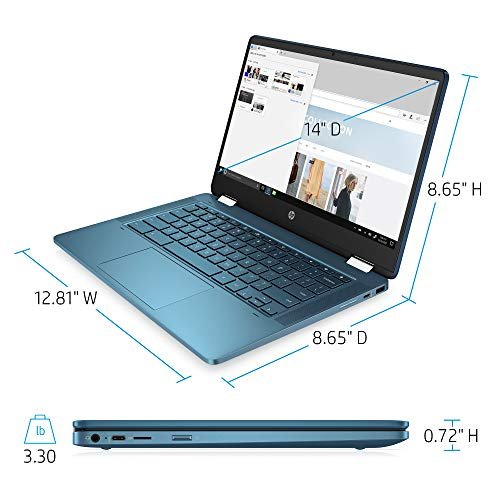 HP Chromebook X360 14" Touchscreen Laptop | Intel Celeron | 4GB RAM | 64GB - Image 4