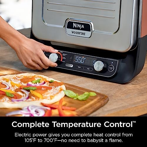 Ninja Woodfire Pizza Oven: 8-in-1 Portable Electric Grill, 700°F, BBQ Smoker, Terracotta - Image 11