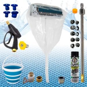 Ultimate Mini Split Cleaning Kit | AC Coil Cleaner Complete Pro Set with 360° Bag
