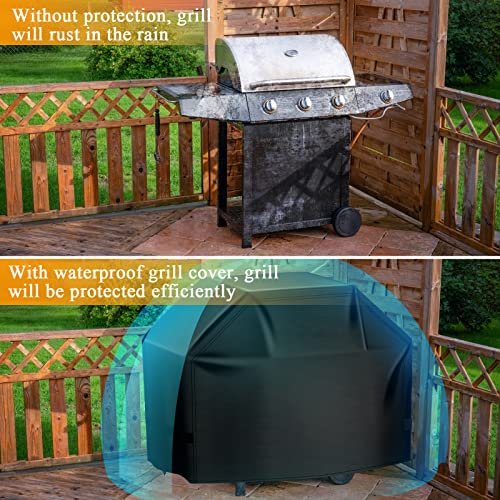 Premium 58" BBQ Grill Cover: Waterproof, UV-Resistant for Weber & Char-Broil Grills - Image 5