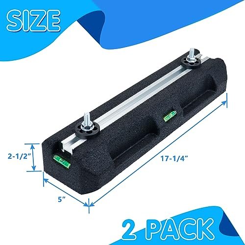 Heavy-Duty Mini Split AC Condenser Mount | Rubber Anti-Vibration Base Kit | 1100 lbs Capacity - Image 2