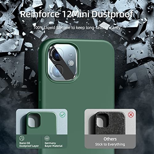 iPhone 12 Mini Case: Rugged 5-in-1 Protection, Shockproof Green Cover + Screen & Camera Guards - Image 4