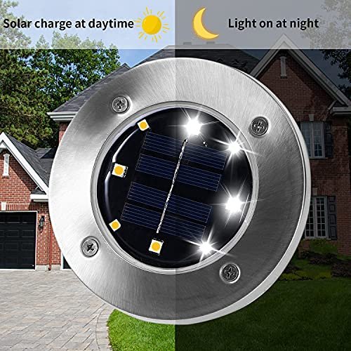 Solar Garden Lights 12-Pack: Waterproof Outdoor Pathway Landscape Lighting - Image 3