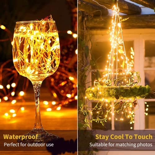 Fairy Lights Plug-in 33Ft 100 LED Waterproof String for Wedding & Patio - Image 8
