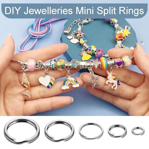 100PCS 5.5mm Mini Split Rings for Jewelry Making, DIY Crafts & Accessories - Image 5