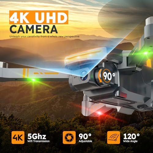 "4K GPS Drone for Adults: Foldable, Brushless Motor, 5G FPV, Under 249g" - Image 2