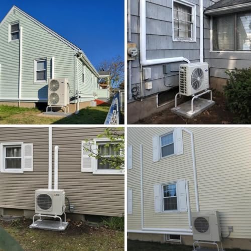 "Kerykwan 3" x 15.5Ft Mini Split AC Line Cover Kit - Durable PVC Tubing" - Image 7