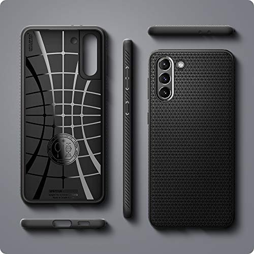 Spigen Liquid Air Galaxy S21 Case (2021) - Slim, Durable, Matte Black Cover - Image 8