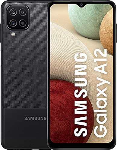 SAMSUNG Galaxy A12 32GB A125U 6.5" Display Quad Camera Android Smartphone - Black (AT&T Unlocked) (Renewed)
