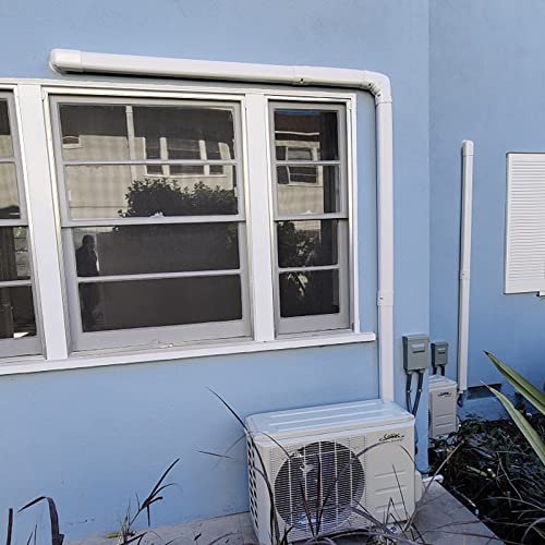 Kalkehay AC Line Set Cover 3" Wide 16.1ft Long Mini Split Tubing Protector Kit - Image 8