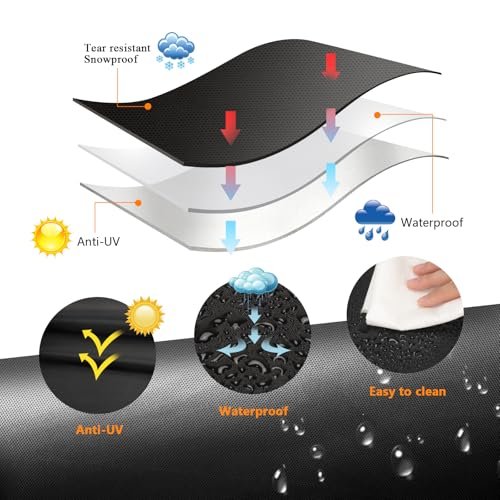 Premium 58" BBQ Grill Cover: Waterproof, UV-Resistant for Weber & Char-Broil Grills - Image 3