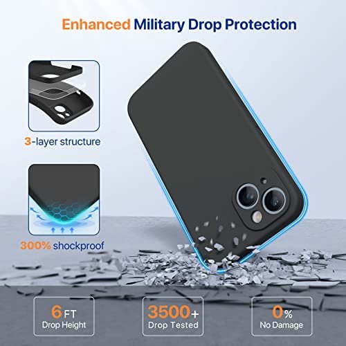 Miracase iPhone 14 Case: Tough Protection, Camera Shield, Silicone Grip 6.1" - Image 8