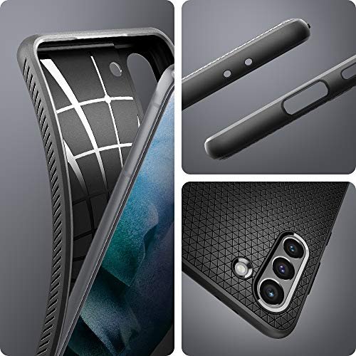 Spigen Liquid Air Galaxy S21 Case (2021) - Slim, Durable, Matte Black Cover - Image 5