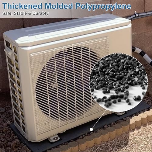 Wells Mini Split Pad: Durable HVAC Anti-Vibration Outdoor AC Condenser Platform - Image 4