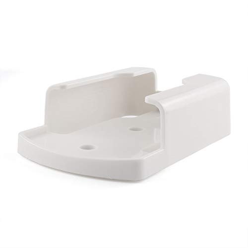 White Remote Control Holder Wall Mount Organizer Self-Adhesive Media Storage - Image 3