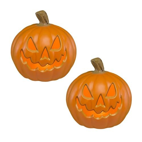 Glowing LED Pumpkin Lantern: Timer, Battery-Powered Halloween & Thanksgiving Decor