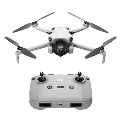 DJI Mini 4 Pro (DJI RC-N2), Drones with Camera for Adults 4K, Under 0.549 lbs/249 g, 34 Mins Flight Time, 20km Max Video Transmission Distance, Omnidirectional Vision Sensing, Mini Drone for Beginners