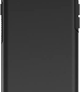 OtterBox iPhone SE 3rd/2nd Gen, iPhone 8/7 (not compatible with Plus sized models) Symmetry Series Case - BLACK, ultra-sleek, wireless charging compatible, raised edges protect camera & screen