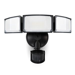 Bright Motion Sensor LED Security Light - 72W 7500LM Outdoor Floodlight