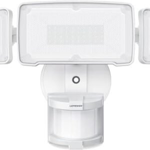 LEPOWER Motion Sensor LED Security Light: 38W 4200LM Outdoor Flood Lamp