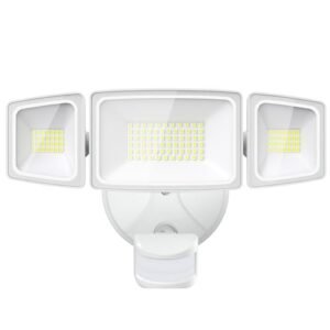 65W Motion Sensor LED Flood Light - Bright 6500lm Outdoor Security Lamp