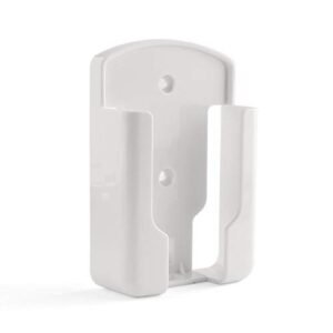 White Remote Control Holder Wall Mount Organizer Self-Adhesive Media Storage