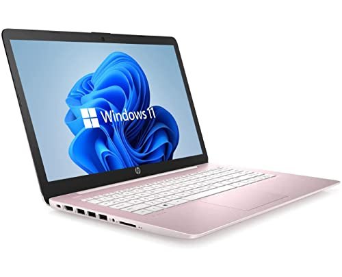 HP 14" Lightweight Laptop: Celeron, 4GB RAM, 64GB SSD, Windows 11, Pink - Image 2