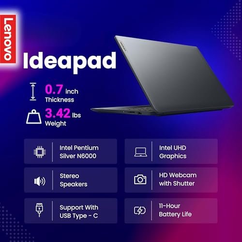 Lenovo IdeaPad: 36GB RAM, 1.5TB Storage, Intel 4-Core Laptop for Productivity - Image 4
