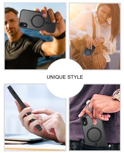 Here's a revised title:
MagSafe iPhone XR Case - Clear Shockproof Slim Protective Wireless Charging Cover - Image 6