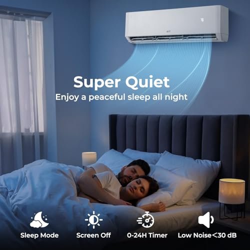 18K BTU Dual Zone Mini Split AC/Heat Inverter | 22 SEER2 Ductless Wall Mount System - Image 5