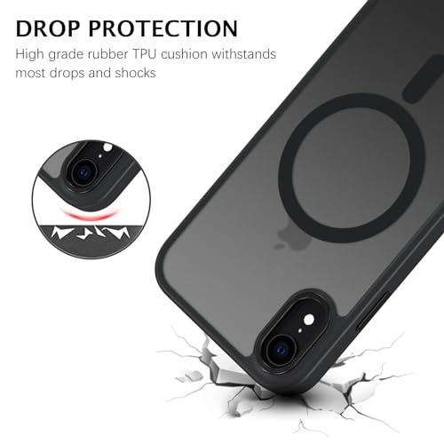 Here's a revised title:
MagSafe iPhone XR Case - Clear Shockproof Slim Protective Wireless Charging Cover - Image 7