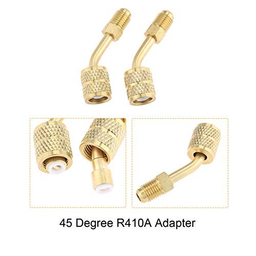 gohantee R410a Adapter 5/16" to 1/4" SAE Swivel for HVAC & AC (2 Pack) - Image 4