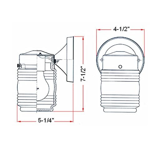 Black Jelly Jar LED Wall Light – Indoor/Outdoor, Energy-Efficient - Image 2