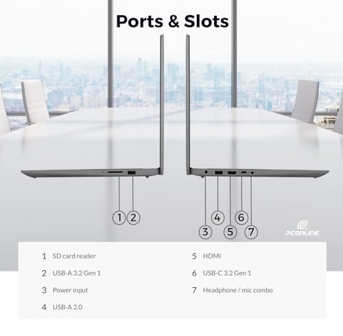 Lenovo IdeaPad 1 15.6" FHD Laptop, Intel Dual Core, 12GB RAM, 512GB SSD, 128GB eMMC, Wi-Fi 6, Windows 11, 1 Year Office 365, Grey - Image 5