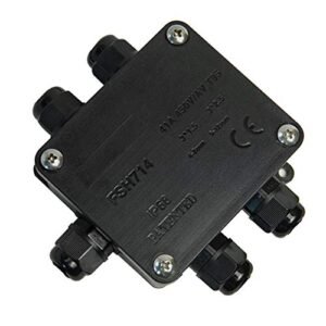 Kekeou 5-Way Outdoor Electrical Junction Box, Waterproof Cable Connector