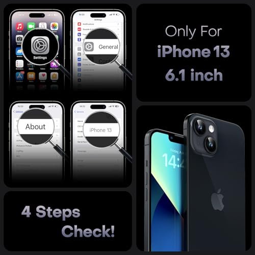 TOCOL 3-in-1 Magnetic iPhone 13 Case, MagSafe & 13FT Drop Protection - Image 2